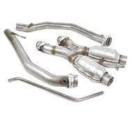 Ford Mustang Bassani SS 2.5" X-pipe For Shorty Headers 94-95 302 With Catalytic Converter