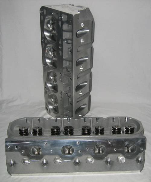 AFR 230cc LSX Cylinder Heads, 65cc Chambers, With Parts