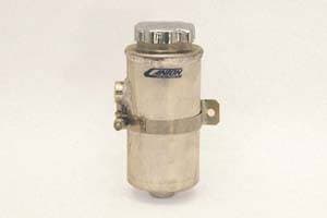 Aluminum Power Steering Reservoir Tank Universal, 1/2” NPT Bottom & 3/8” NPT Side Port