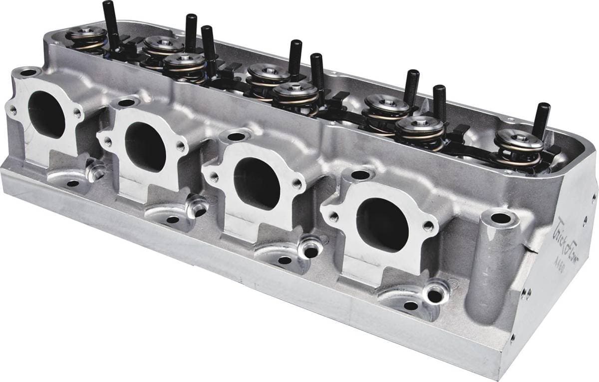 Trickflow PowerPort Cylinder Head, Big Block Ford A460, 360cc Intake, Ti. Ret., Max Lift .900
