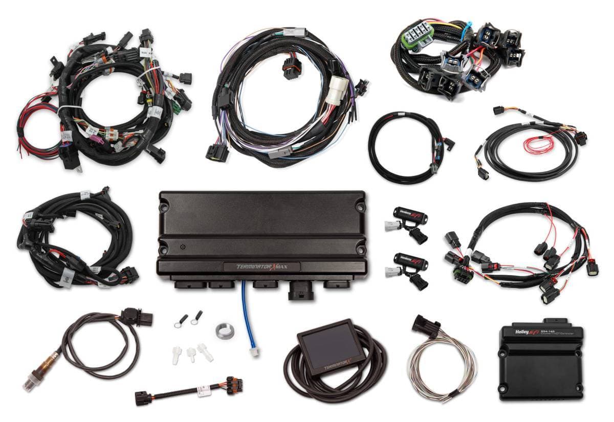 Holley Terminator X Max MPFI Kit For 2011-2012 Ford Coyote Engines with Ti-VCT, EV6, 98+ 4R70W Transmission, and DBW