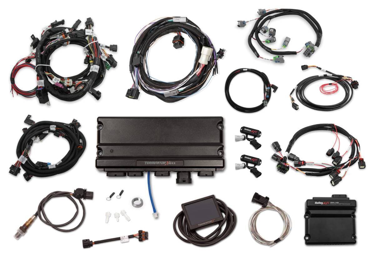 Holley Terminator X Max MPFI Kit For 2013-2015 Ford Coyote Engines with Ti-VCT,  EV6, 98+ 4R70W Transmission, and DBW