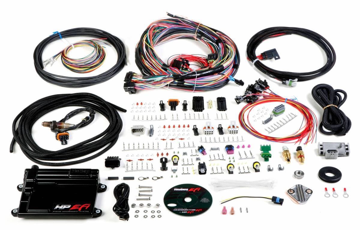 Holley HP EFI ECU and Harness Kit Unterminated Harness with EV1 Connectors - Bosch O2 Sensor