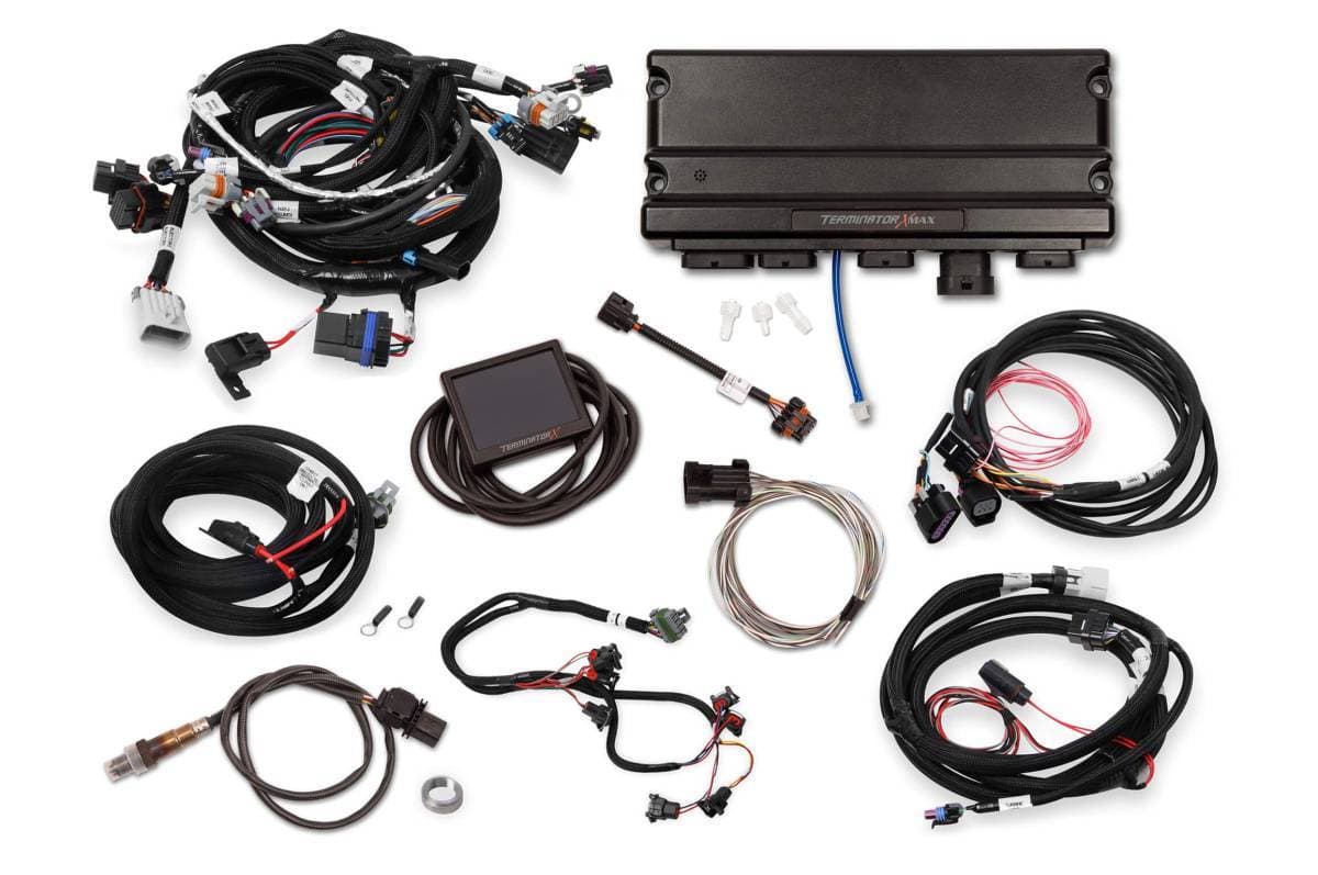 Holley Terminator X Max MPFI Controller Kit For LS2 LS3 Engines with DBW Throttle Body & Transmission Control