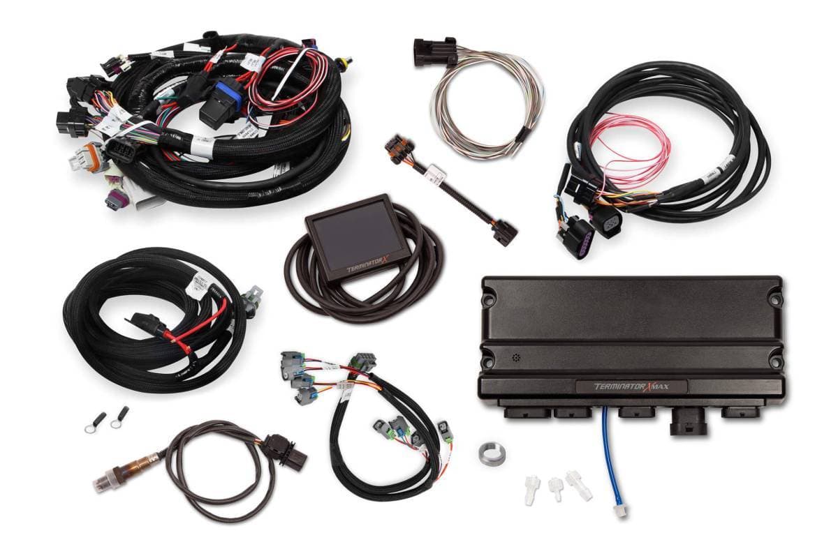 Holley Terminator X Max MPFI Controller Kit For LS1 LS6 Engines 24x Crank 1x Cam with DBW