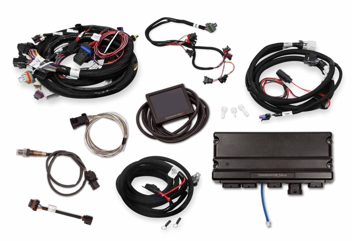 Holley Terminator X Max LS MPFI Controller Kit for LS1 LS6 24x Crank Reluctor with Transmission Control
