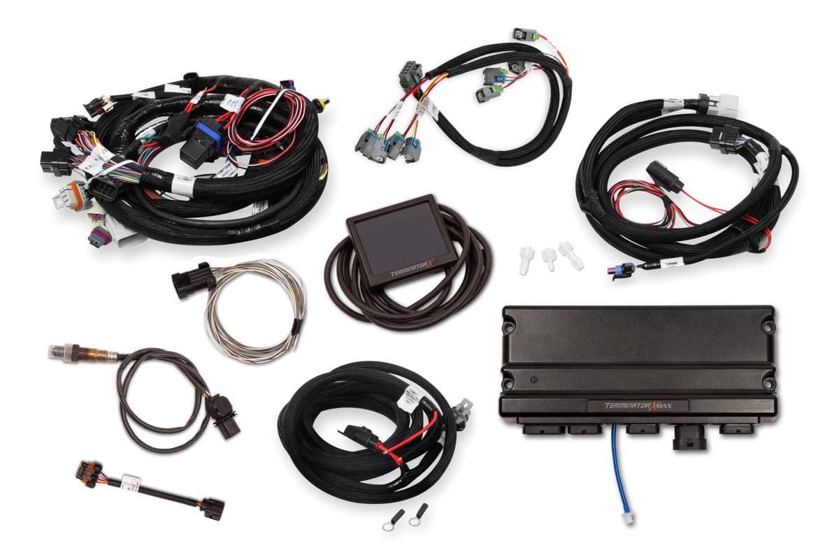 Holley Terminator X Max LS MPFI Controller Kit for GM Truck and LS2 LS3 24X 1X Cam with Transmission Control