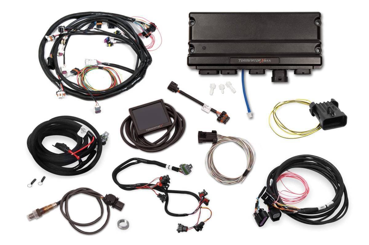 Holley Terminator X Max MPFI Controller Kit Universal Ford Motors with GM DBW Throttle Body Control 