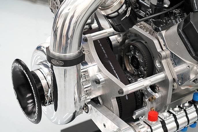 Chevy BBC Procharger Reverse Belt Drive System for F-3 Series Head Units