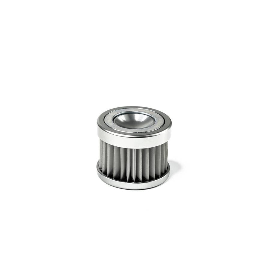 DeatshWerks In-Line Universal Fuel Filter Replacment Only for DW 70mm Housing - Stainless Steel 5 Micron