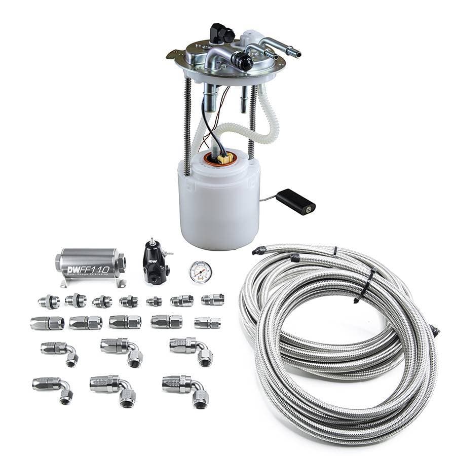GM 2005-2019 SUV 400LPH DeatschWerks Fuel Pump Module with CPE Return Plumbing Kit
