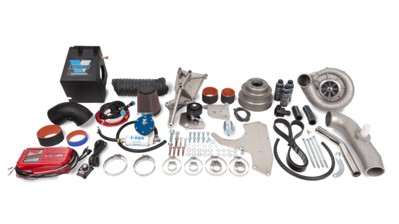 Ford Mustang High Output 5.0L 1986-1993 Vortech Supercharger - Polished V-3 Si Complete Kit