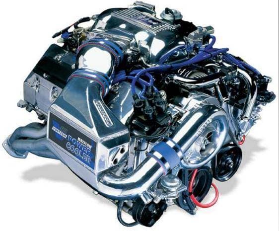 Ford Mustang Cobra 4.6 4V 1996-1998 High Output Intercooled Vortech Supercharger - Satin V-1 H/D Ti Tuner Kit