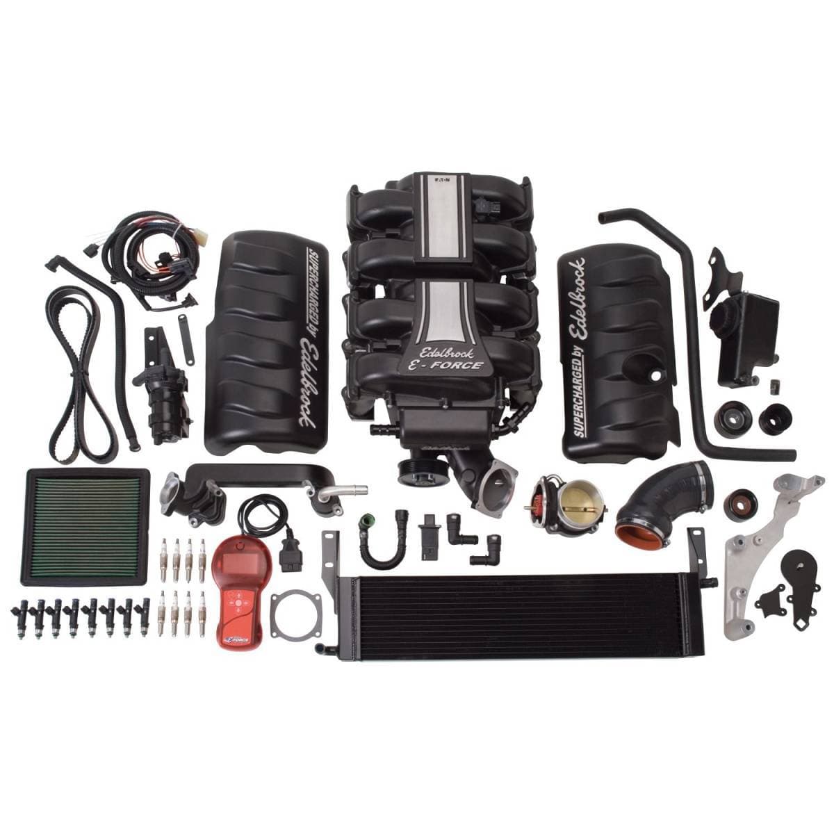 Ford Mustang GT 4.6L 2005-2009 Edelbrock Stage 1 Complete Supercharger Intercooled Kit With Tune