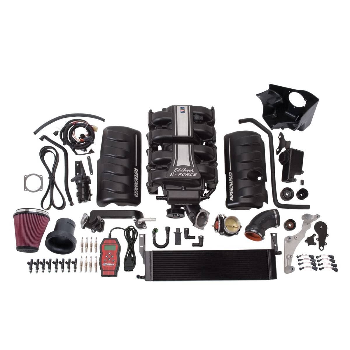 Ford Mustang 4.6L 2005-2009 Edelbrock Stage 2 Complete Supercharger Intercooled Kit With Tune