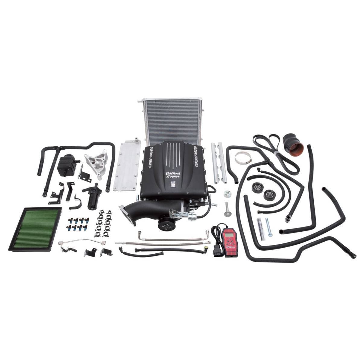 Chevy Silverado GMC Sierra 4.8L 5.3L 2007-2013 Edelbrock Stage 1 Complete Supercharger Intercooled Kit With Tune
