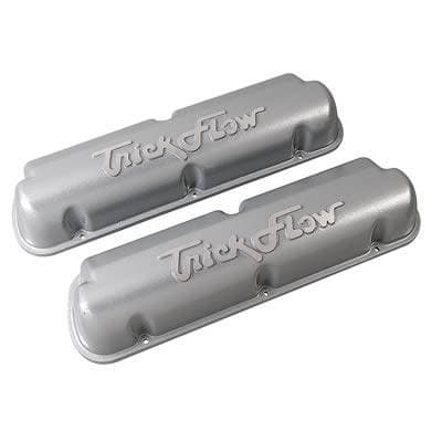Trick Flow Ford Mustang 302 / 351W SBF Cast Aluminum Stock Height Valve Covers - Silver