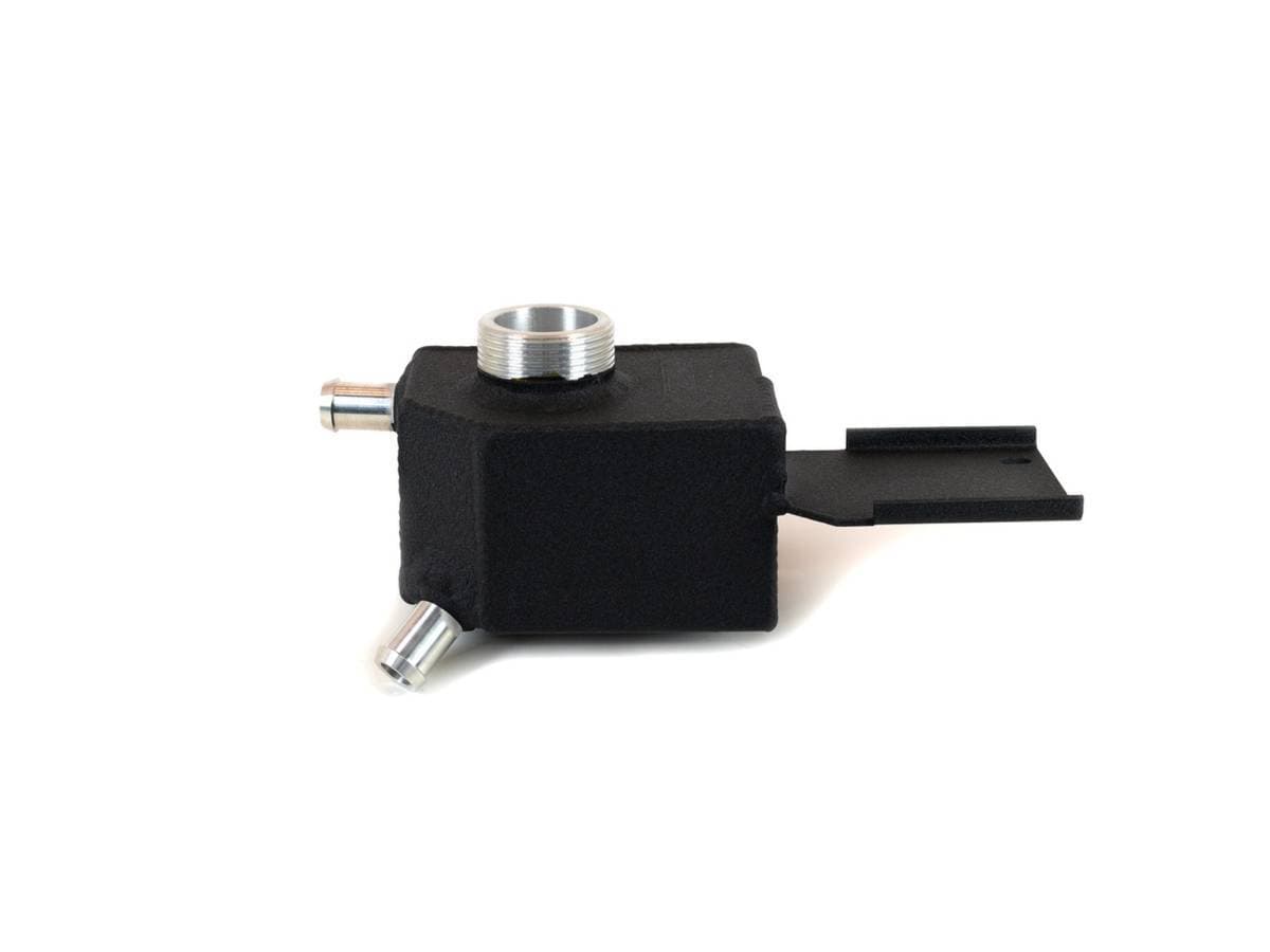 Aluminum Supercharger Coolant Tank 2003-2004 Mustang Cobra Stock Neck - Black Powdercoated