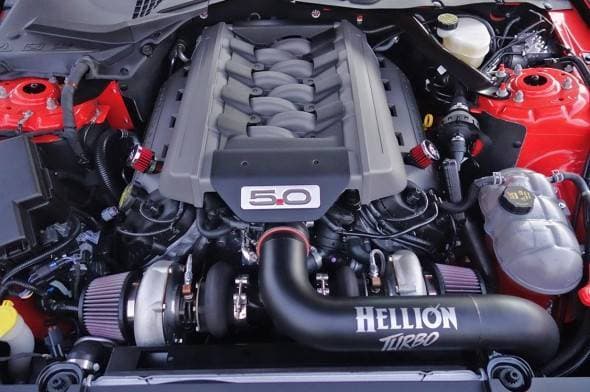 Ford Mustang GT 2015-2017 Hellion Twin Hellion 62mm Turbos Intercooled Race Kit 