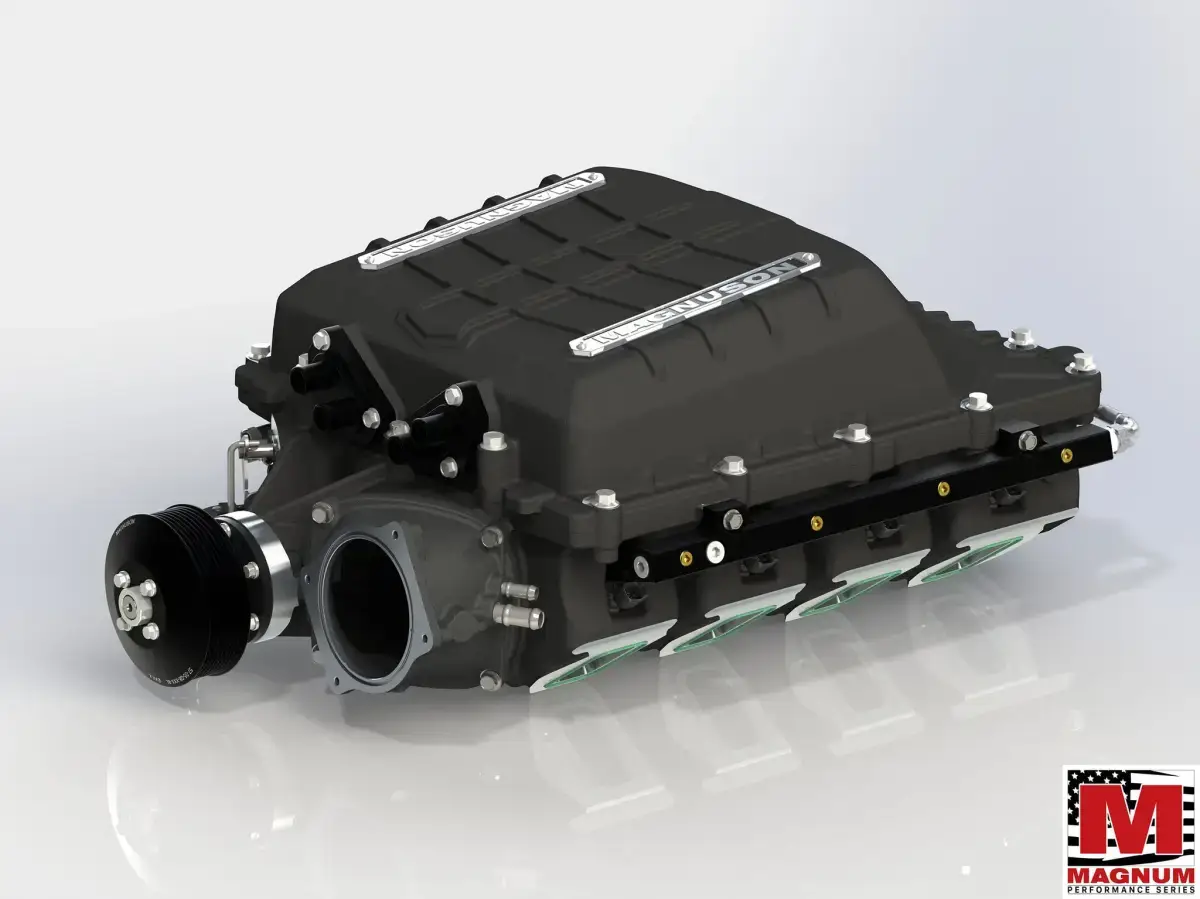 GM / Chevrolet LS3 / LSA Magnuson TVS2650 Supercharger Intercooled Hot Rod Kit Magnum