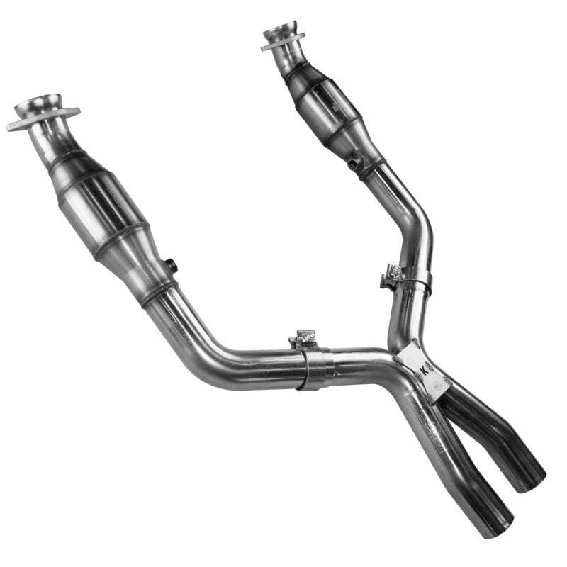 Mustang GT 4.6L 2005-2010 High Flow Green Catted X-Pipe Connection Kit 2-1/2" x 2-1/2"