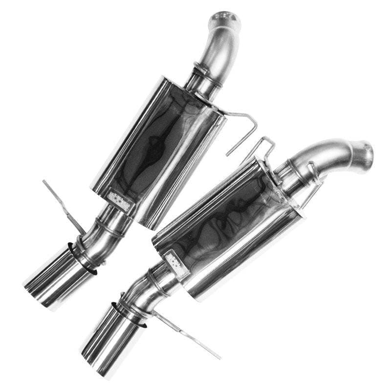 Mustang 5.0L / GT500 5.4L 2011-2014 Axle-Back Exhaust With Polished Tips 3"