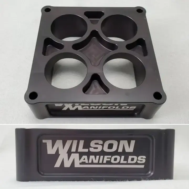 Wilson Manifolds 2.00" Tapered Lightweight Carburetor Spacer 4500 2.00" Bore