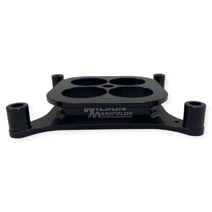 Wilson Manifolds Open Lightweight 4150 4-Hole Tapered Carburetor Spacer 1.00"
