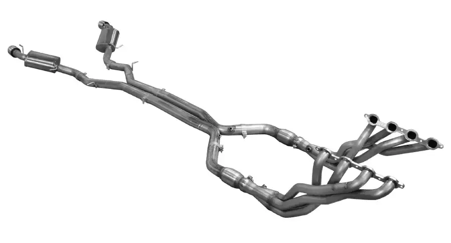 ARH Camaro 6th Gen 2016+ Long Tube Headers With Full Catted or Non-Catted X-Pipe and Dual Exit Polished Catback