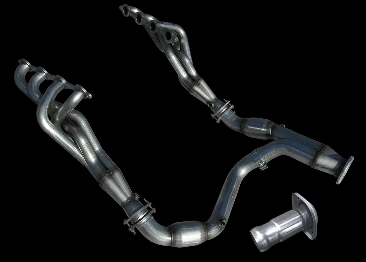 ARH GM Truck 6.2L 2009-2013 1-7/8" x 3" Long Tube Headers & Catted Y-Pipe