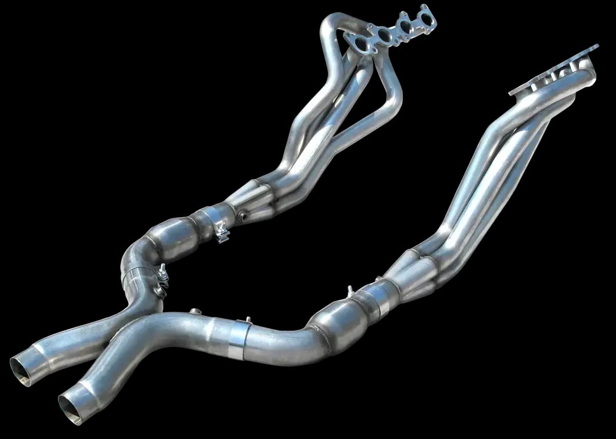 ARH Ford Mustang 5.0L 2011-2014 1-7/8" x 3" Long Tube Headers With Catted H-Pipe
