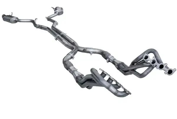 ARH Ford Mustang 5.0L 2018+ 1-7/8" x 3" Long Tube Headers With Full Non Catted X-Pipe Exhaust System