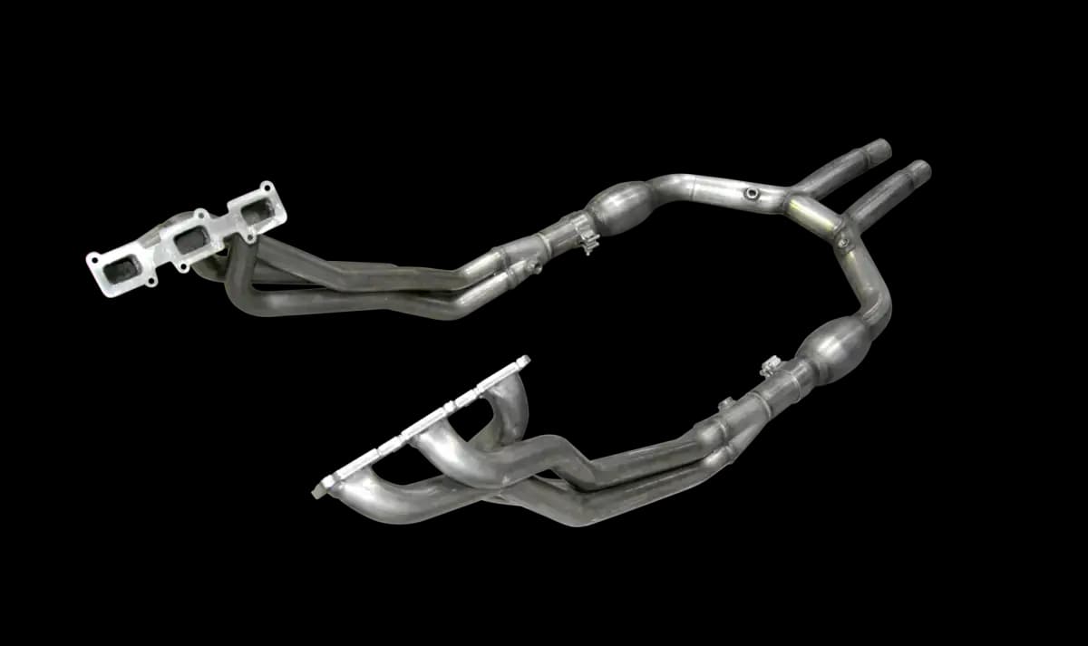 ARH Ford Mustang V6 2011-2014 1-3/4" x 2-1/2" Long Tube Headers & Catted H-Pipe