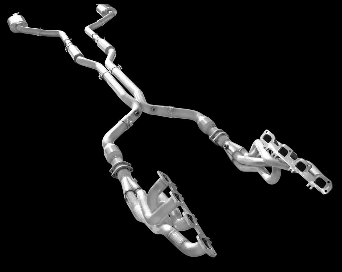 ARH Dodge Hellcat Challenger 2015-2019 2" x 3" Long Tube Headers With Full Catted X-Pipes System