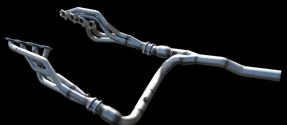 ARH Dodge Ram 2500 2009-2013 1-3/4" x 3" Long Tube Headers & Non Catted Y-Pipe 