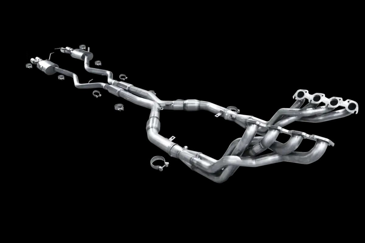 ARH BMW E90/E92 M3 2007-2013 1-5/8" x 3" Long Tube Headers & Non Catted X Pipes With Stainless Steel Quad Tips