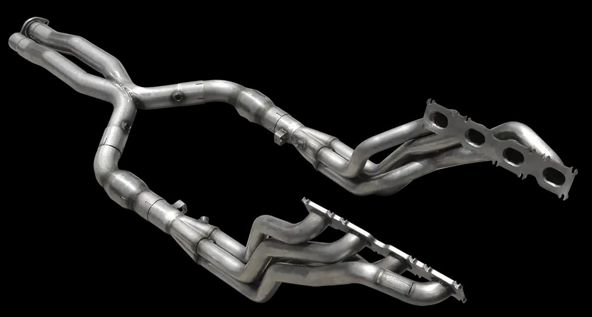 ARH Mercedes CLK63 / Black Series 2007-2009 1-7/8" x 3" Long Tube Headers & Catted X-Pipe 