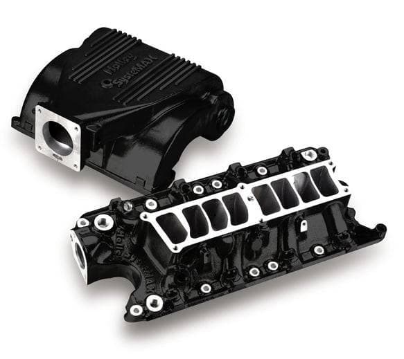 Holley Systemax Small Block Ford Intake Manifold - Ceramic Coated Black