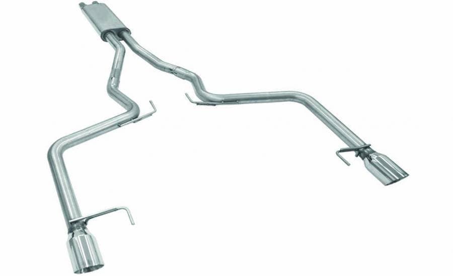 Bassani Ford Mustang 2015-2016 5.0L 2-1/2" Cat Back With Dual Stainless Steel Tips