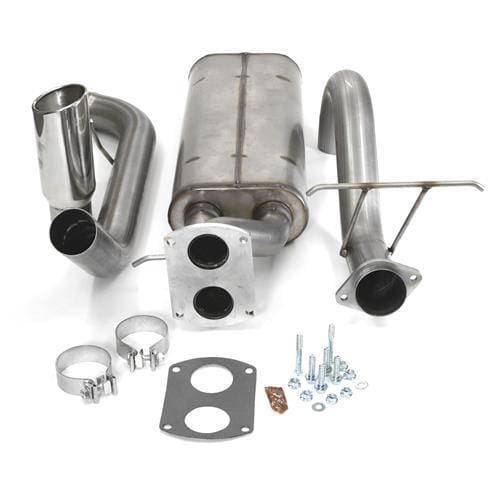 Bassani Ford F-150 Lightning 1993-1995 351W 2-1/2" Cat Back With Single Stainless Steel Tip