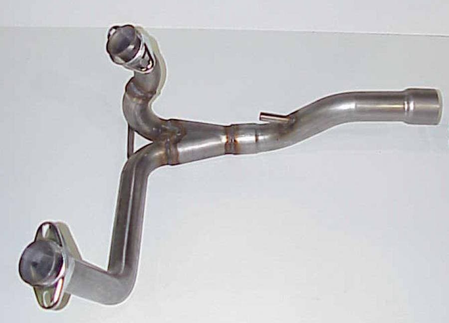 Bassani 1986-1995 Bronco 2wd or 4wd 2-1/4" Catted Y-Pipe