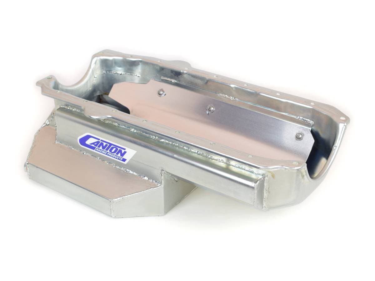 Pre-1986 SBC Circle Track 6.5" Deep Power Canton Race Oil Pan