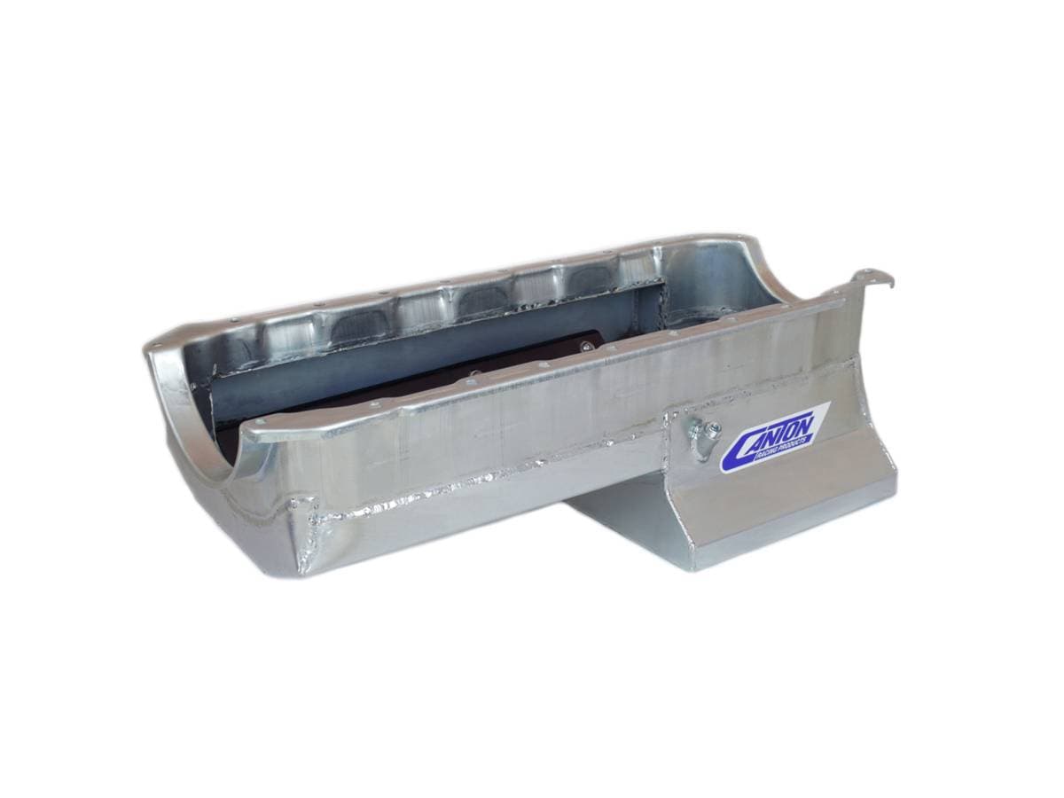 Canton Drag Race Chevy BBC Mark 4 Blocks 8qt Oil Pan - Silver