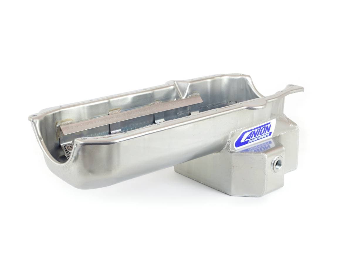 Chevy 1980-1985 SBC Canton Oil Pan - Silver