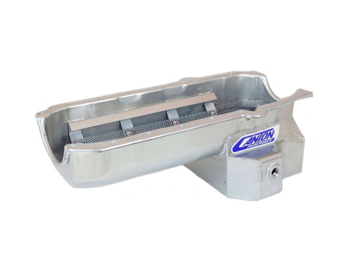 Chevy Pre-1980 SBC Canton Oil Pan - Silver