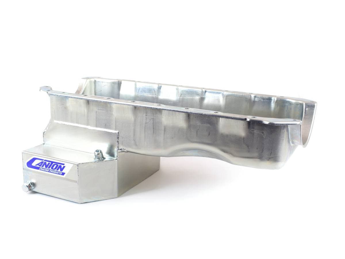 Canton Chevy 1964-1967 Chevelle BBC Mark 4 Blocks T-Sump Street Oil Pan - Silver