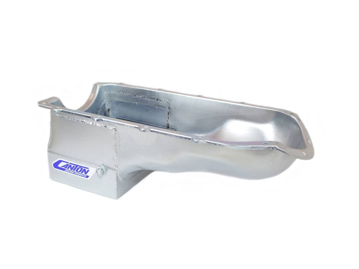 Canton 1964-1974 Pontiac GTO 301-455 Road Race Deep-Sump Oil Pan - Silver