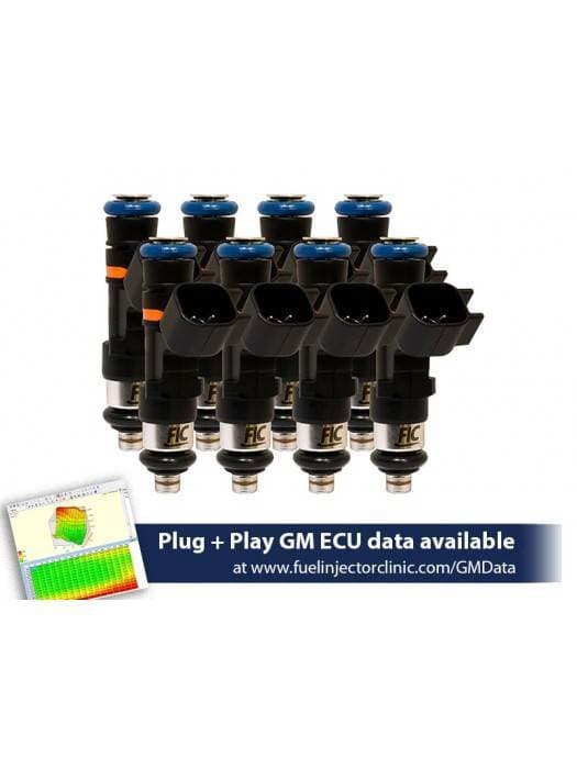 FIC 445cc High Z Flow Matched Fuel Injectors for LS Trucks/SUV (4.8L,5.3L,6.0L) 2007-2013 - Set of 8