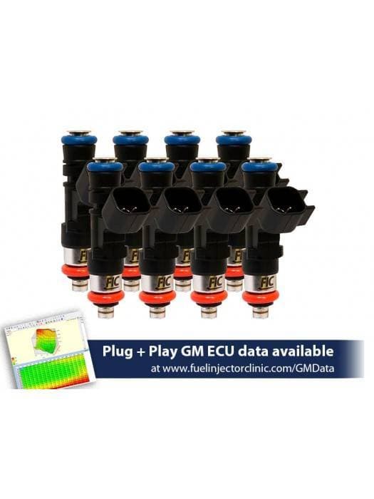 FIC 650cc High Z Flow Matched Fuel Injectors for LS2 Engines - Set of 8
