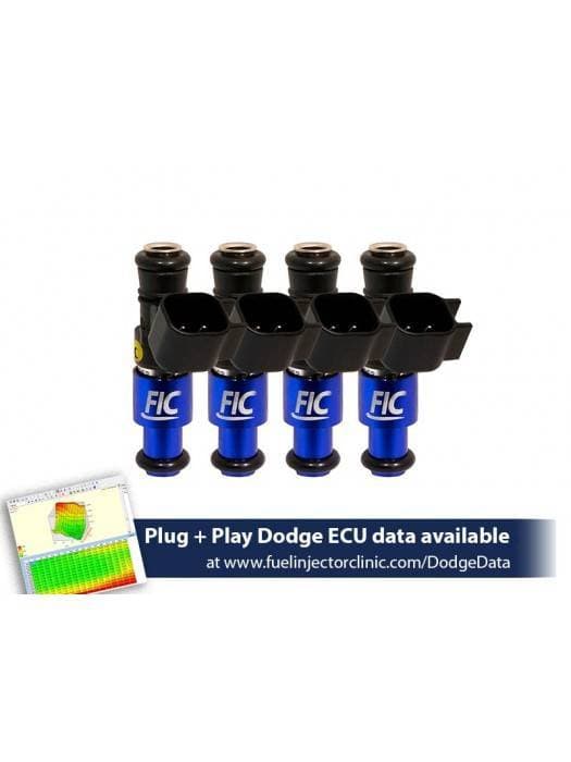 FIC 1650cc High Z Flow Matched Fuel Injectors for Dodge SRT-4 2003-2005 - Set of 4